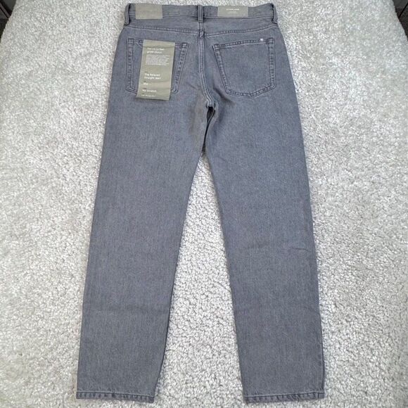 Everlane The Relaxed Straight Jean Organic Cotton Gray 26 NEW - Picture 3 of 13